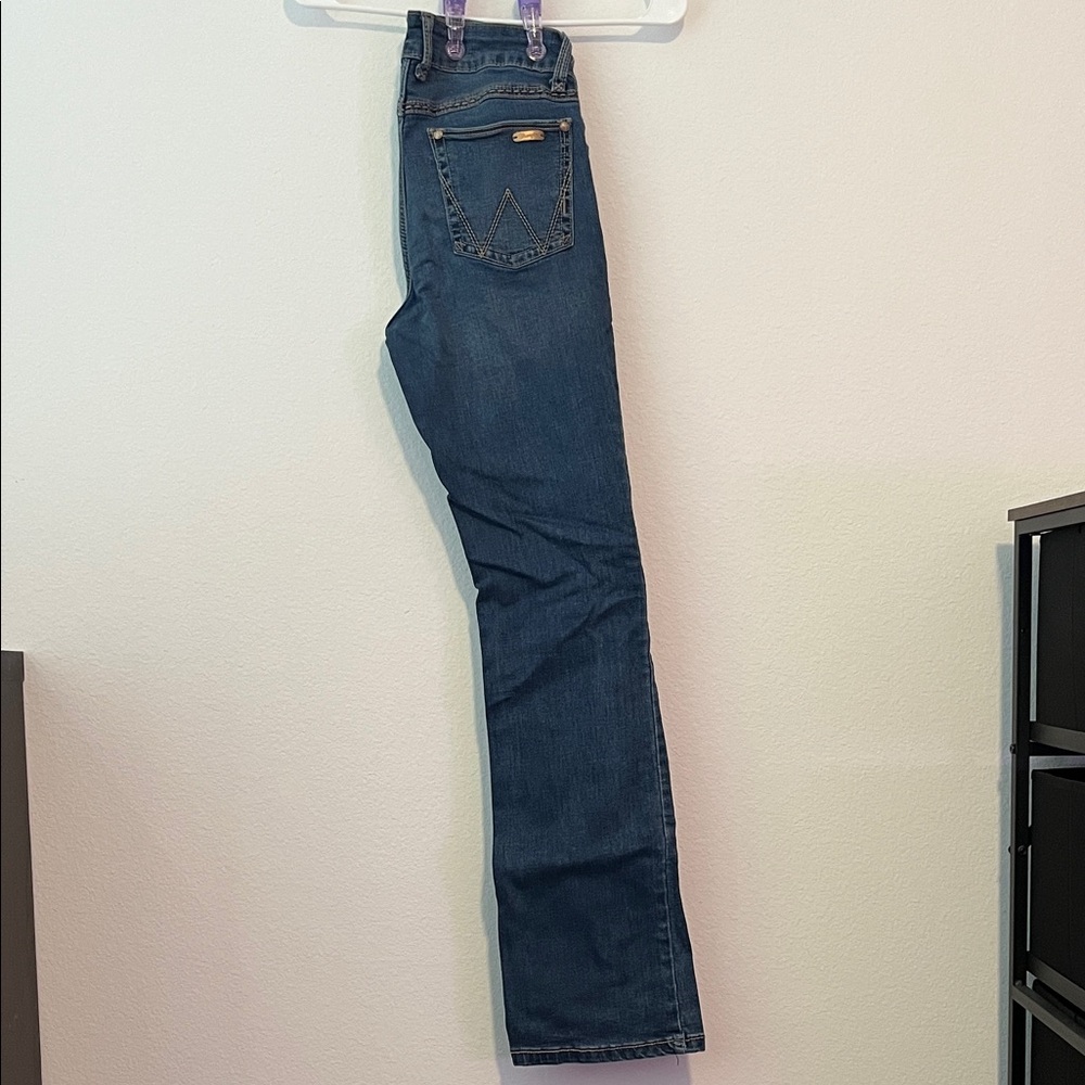 Wrangler Blue Boot Cut Jeans for Women